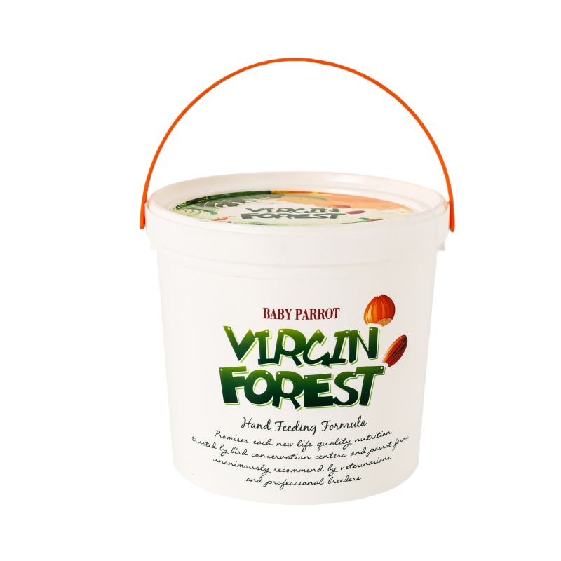 1L Plastic Bucket 32oz Ice Cream Tub with Lids,Cracker Keeper, Freezer Food Storage Containers
