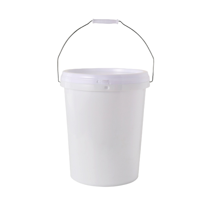 4 Gallon Plastic Bucket with Handle and Lid Food Storage Pail for All Purpose