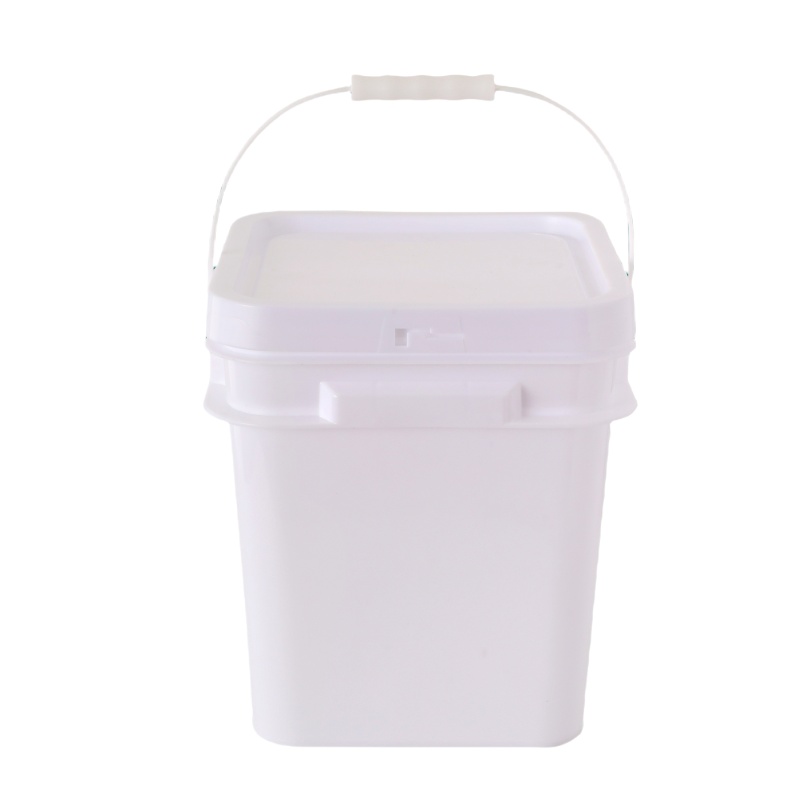 Customizable 3 Gallon 12L Plastic Square Bucket Washing Powder Bucket