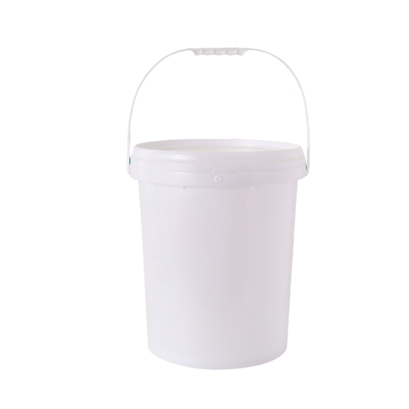 19L Round Plastic Bucket 5 Gallon Multi-Functional Storage Bucket With Handle