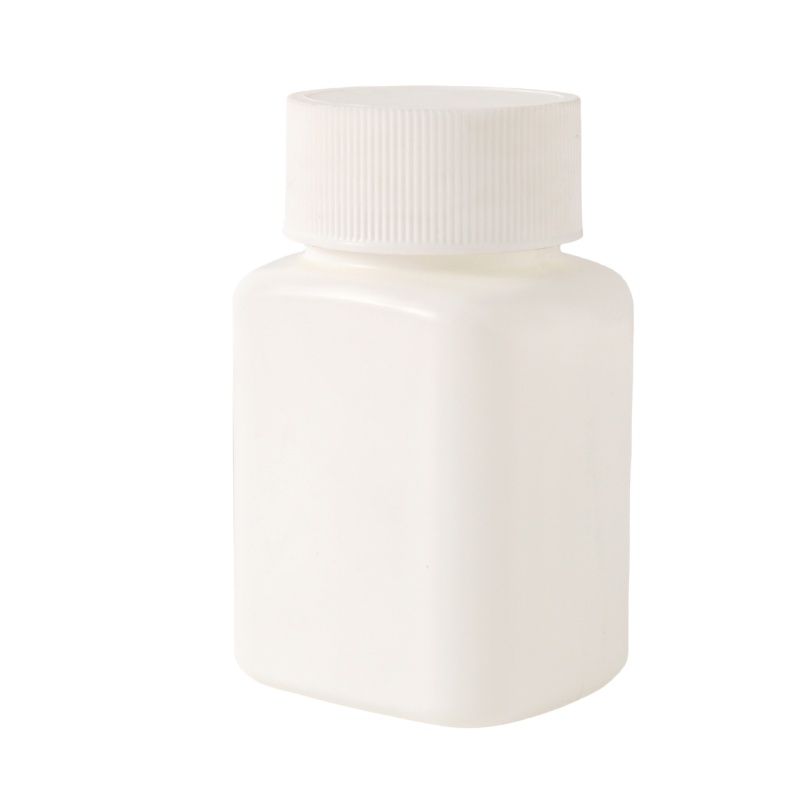 Square Storage Bottle With Screw Cap